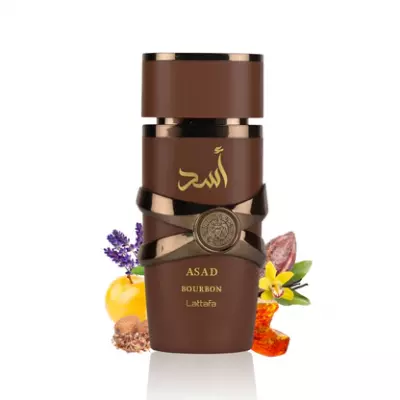 Lattafa Asad Bourbon – Eau de Parfum Unisex 3.4 oz (100 ml)